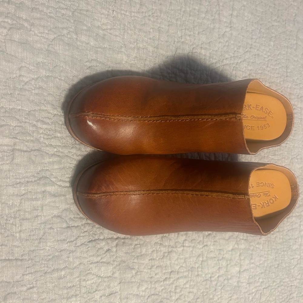Kork-Ease Tan Brown Sagano Clogs